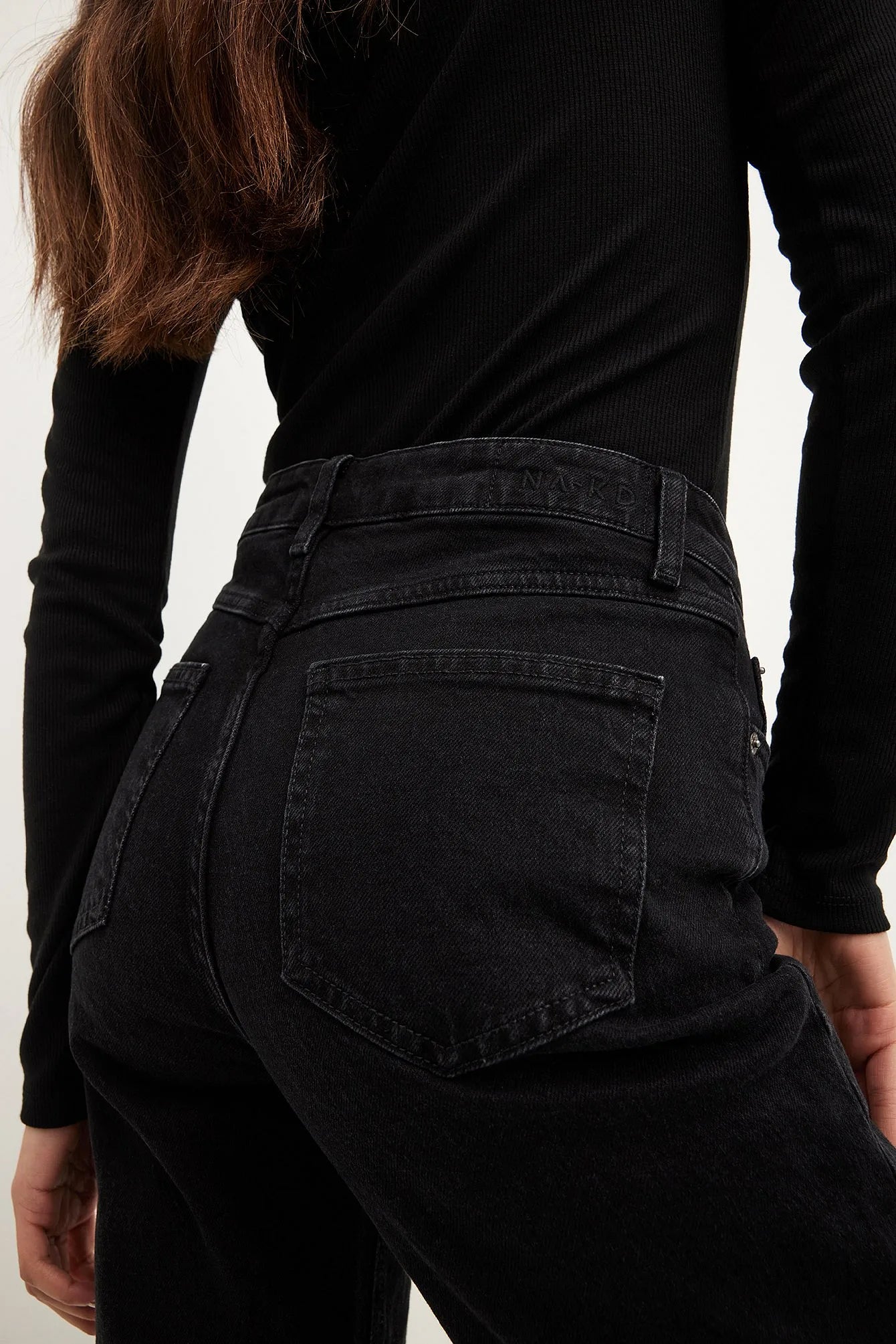 Classic Mom High Waist Jeans - Timeless Style & Comfort