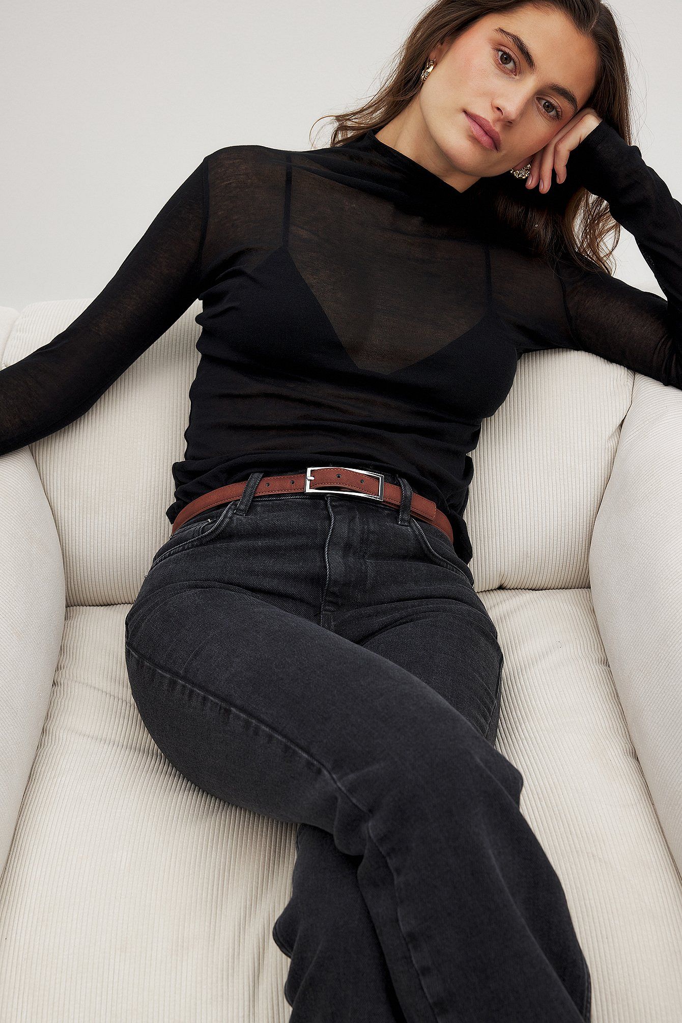 High Waist Flared Denim Jeans for Women – Trendy Retro Fit with Modern Comfort | DENIMS