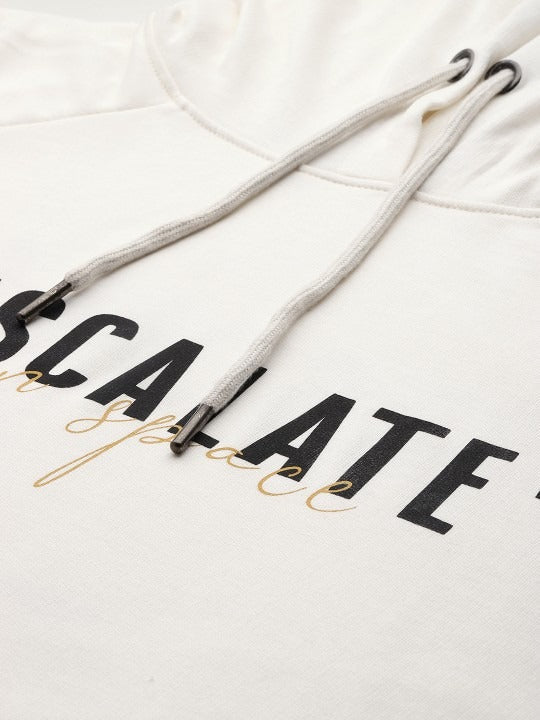 STREETPULSE Lifestyle Printed Hooded White Hoodie – Premium Cotton Fleece for Men & Women in Pakistan