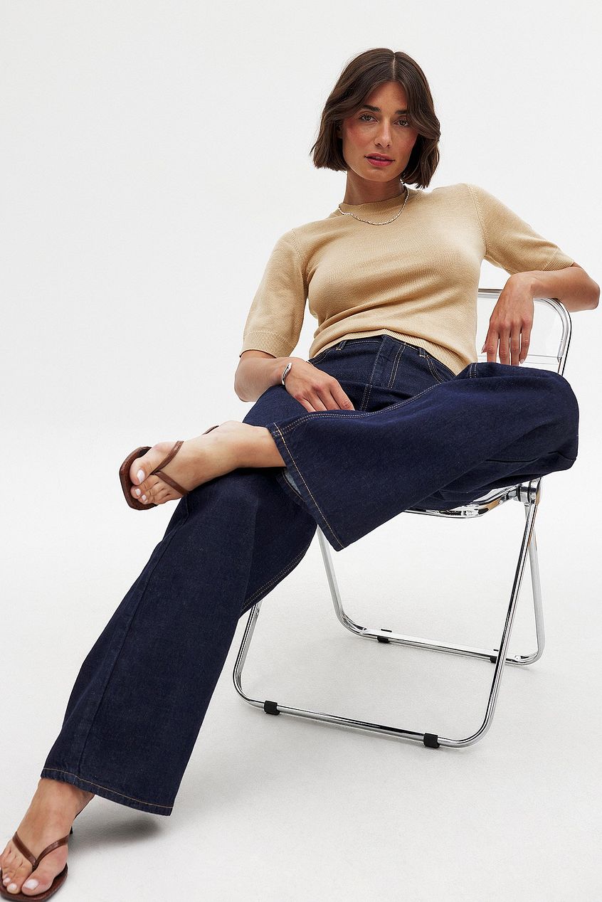 Women Wide High Waist Jeans – Flattering Wide-Leg, Tummy-Smoothing, All-Day Comfort Denim for Pakistan | DENIMS