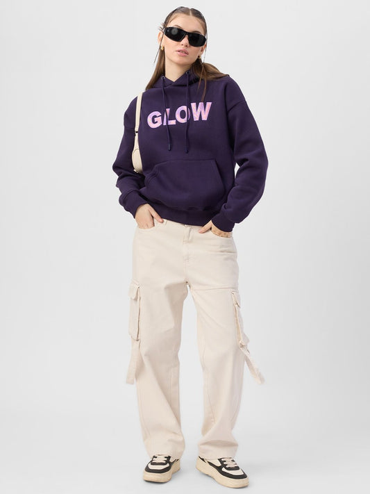 Women Printed Hooded Pullover Hoodie – Breathable Graphic Cotton Pullover for Pakistan