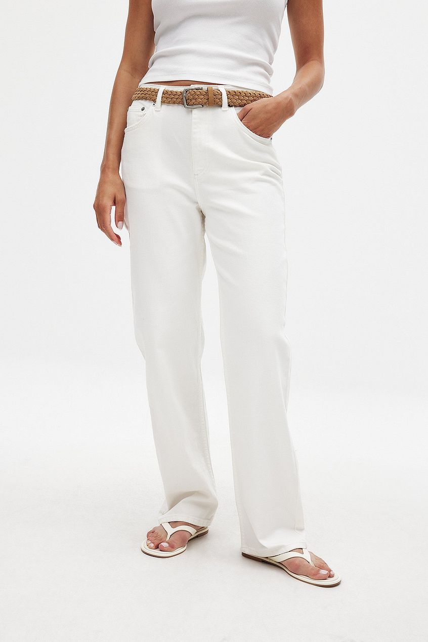 Women Straight High Waist Jeans – Flattering High-Rise Straight Leg, Tummy-Smoothing Denim for Pakistan | DENIMS