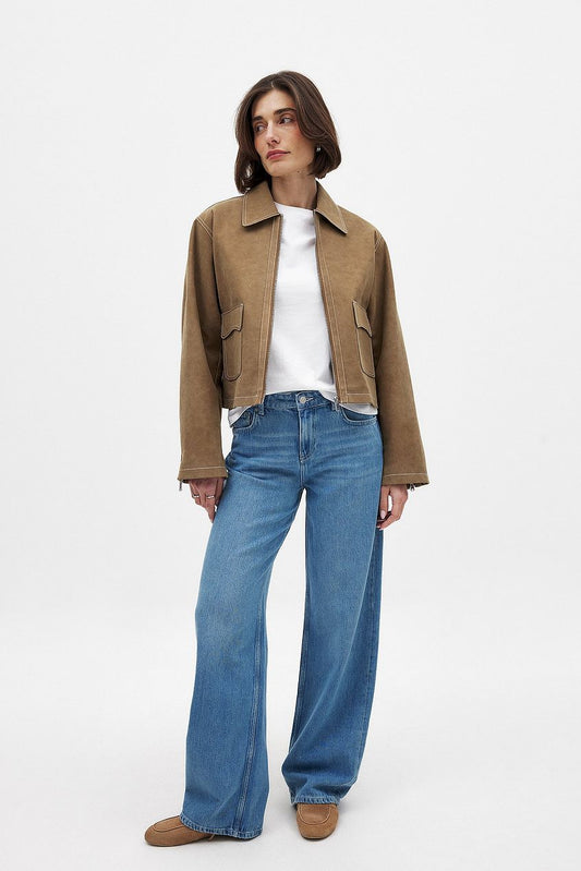 Women Mid Waist Soft Denim Jeans – Comfort Stretch, Everyday Pakistani Fit | DENIMS