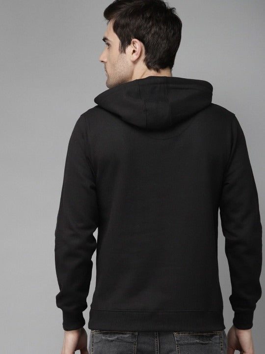 The Lifestyle Co. Men Solid Hooded Regular Pullover Sweatshirt – Cotton Fleece Hoodie for Winter in Pakistan