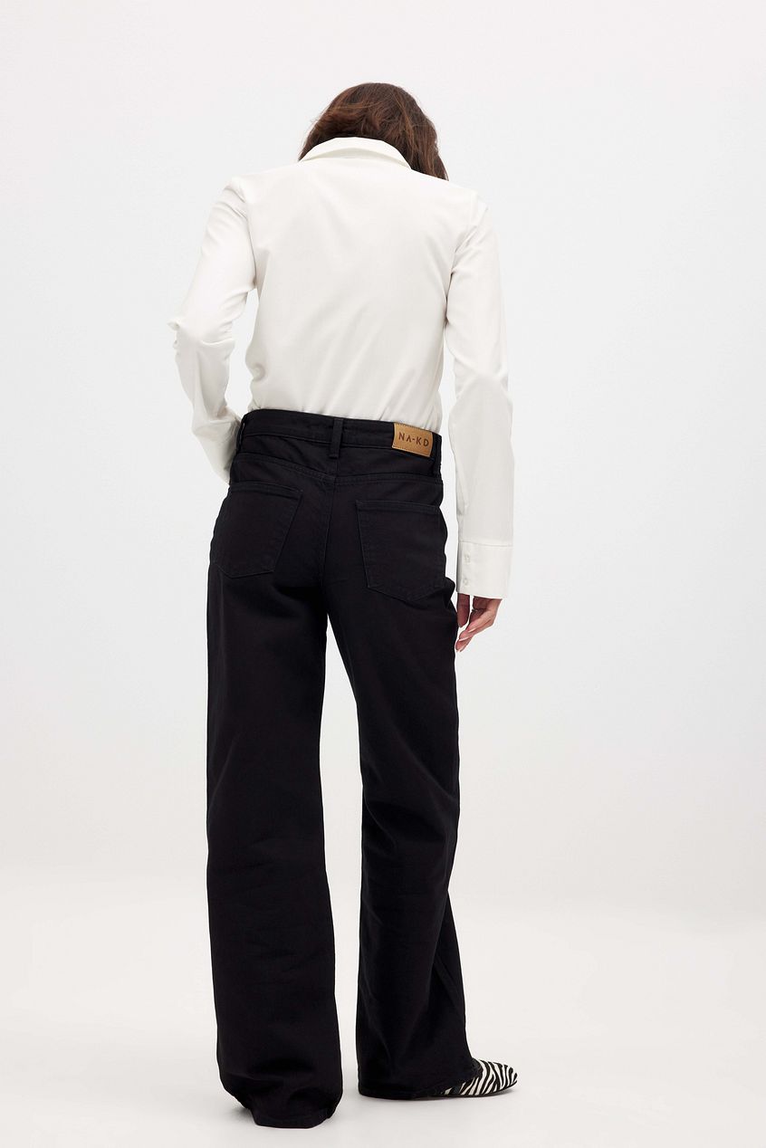 Women Mid Waist Straight Denim Jeans – Mid-Rise Straight Fit, Comfortable Everyday Denim | DENIMS