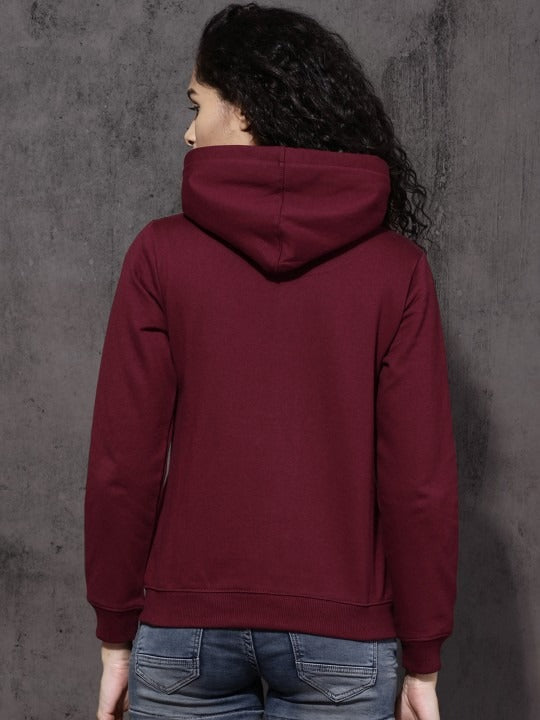 Women Hooded Zipper — Full-Zip Hooded Sweatshirt with Kangaroo Pockets | DENIMS Pakistan