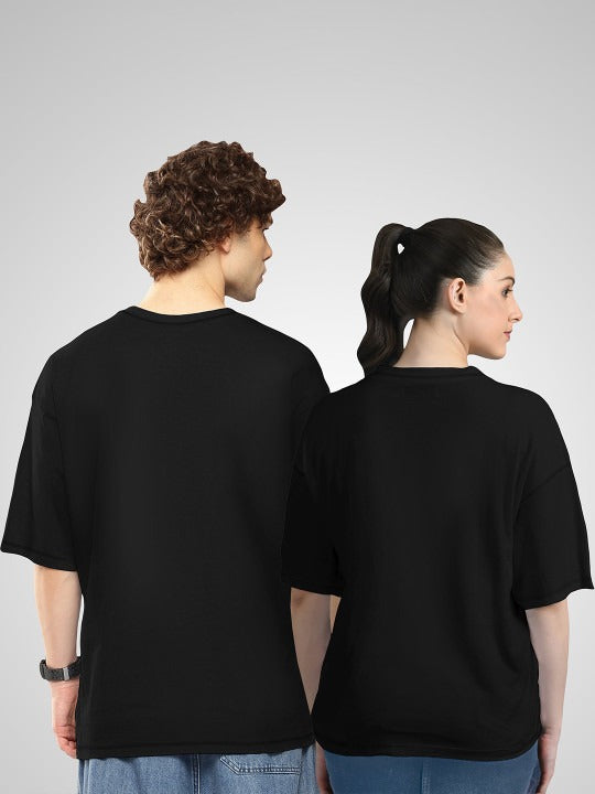 Unisex Twistform Twinny Zone Pack of 2 DTrouble Printed Cotton Oversized T-Shirts – Trendy Unisex Streetwear Tees in Pakistan | DENIMS