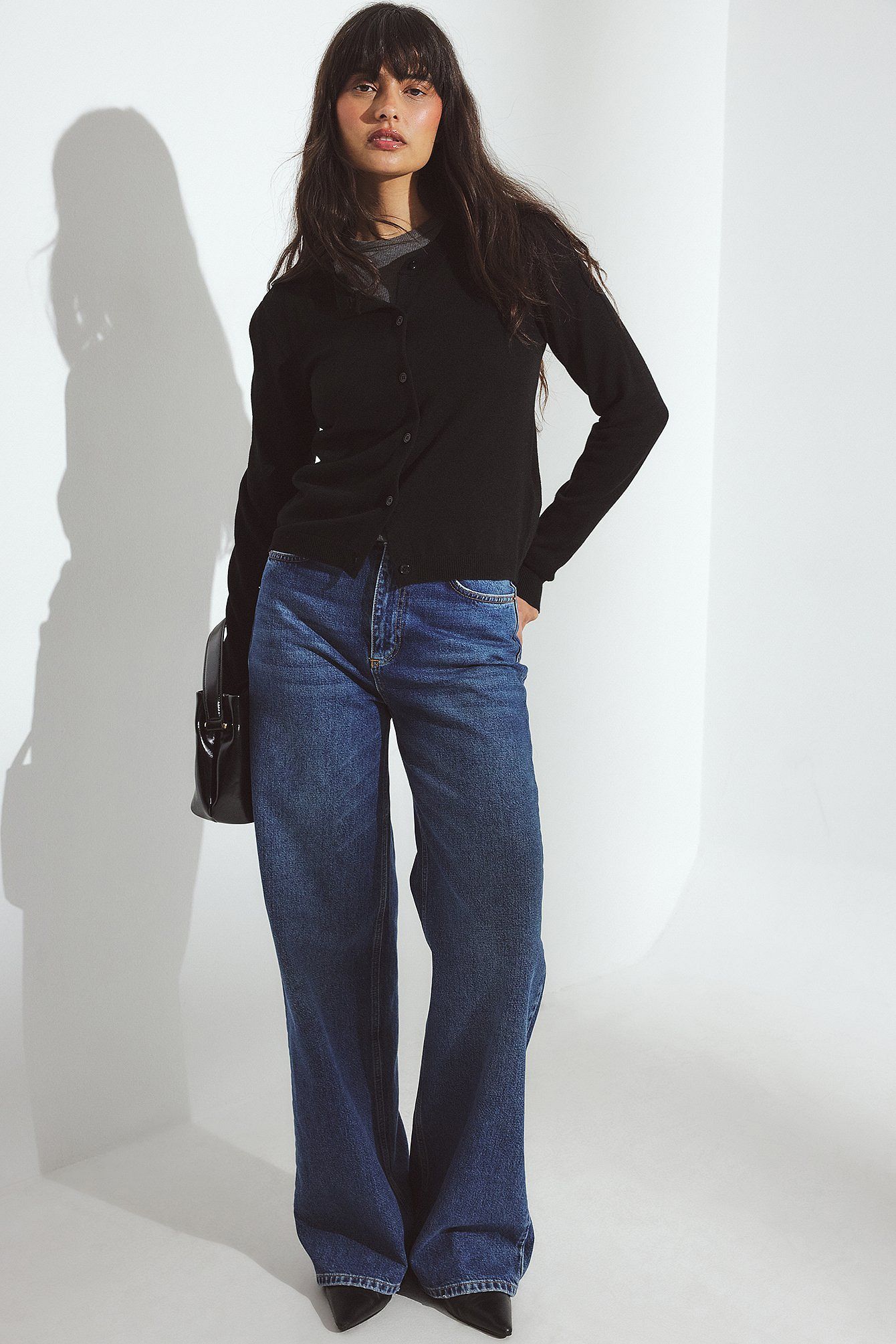 Wide High Waist Jeans for Women – Trendy, Comfortable & Flattering Fit | DENIMS Pakistan