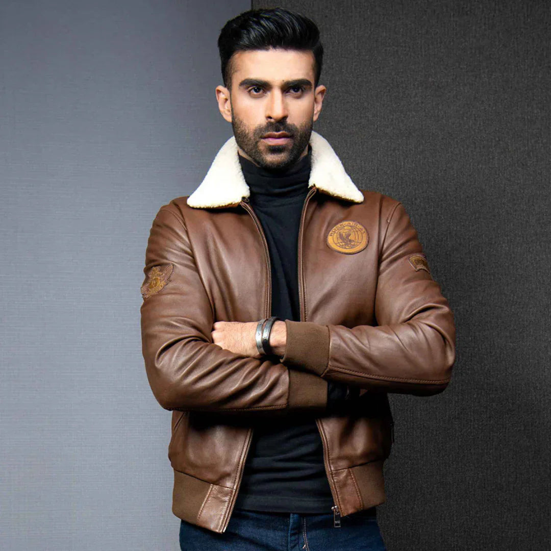 Aviator Men's Leather Jacket - Special Edition