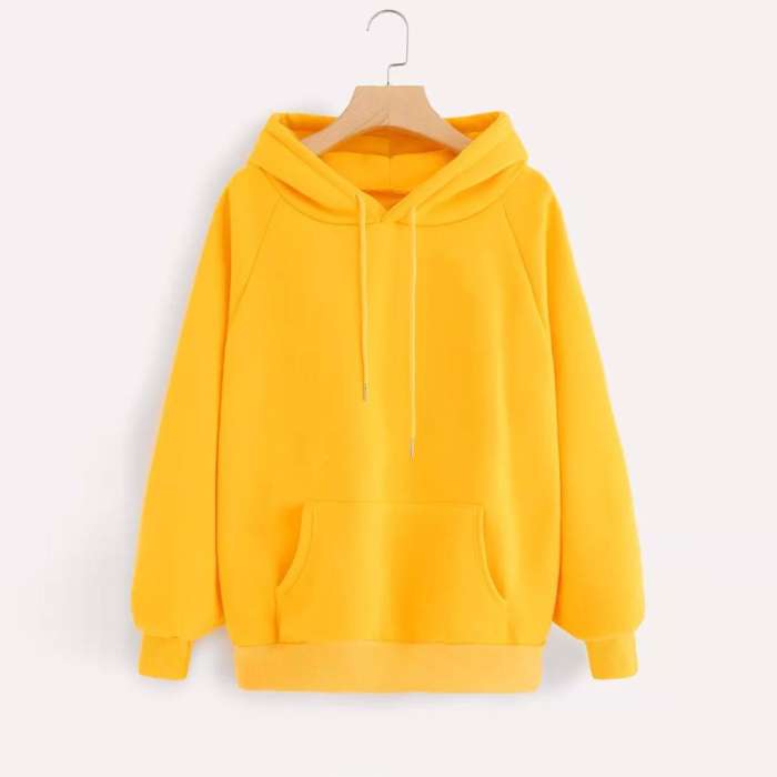 yellow Hoodie For Women