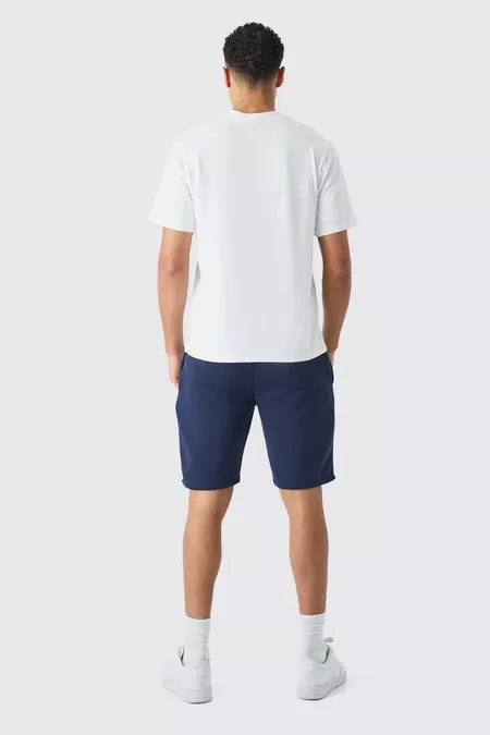 SLIM MID LENGTH JERSEY SHORT