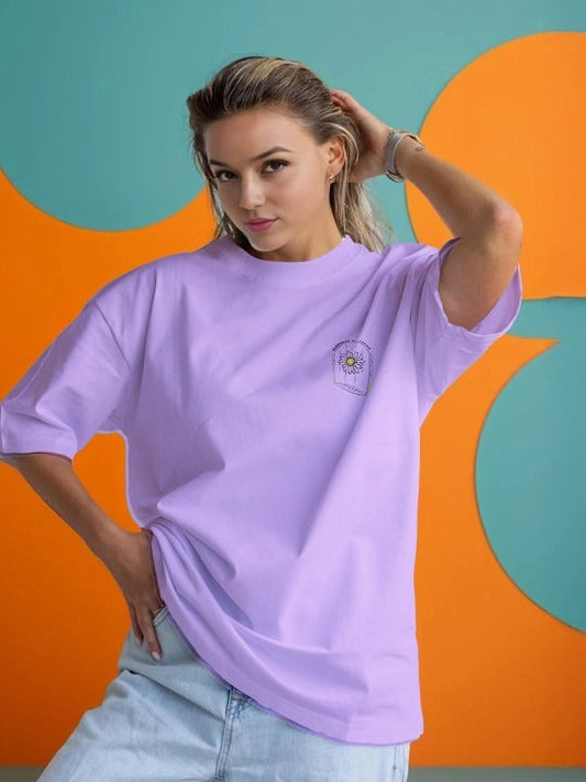 Women Printed Graphic Oversize Cotton T-Shirt Pakistan