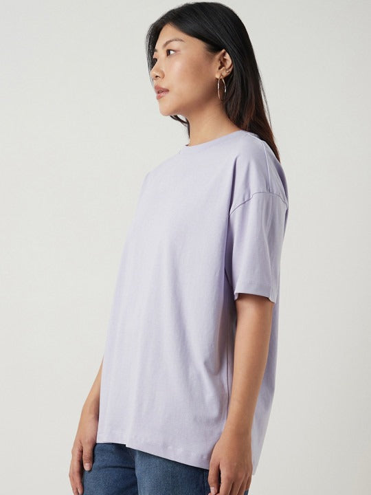 Women Purple Oversized T-Shirt Online in Pakistan