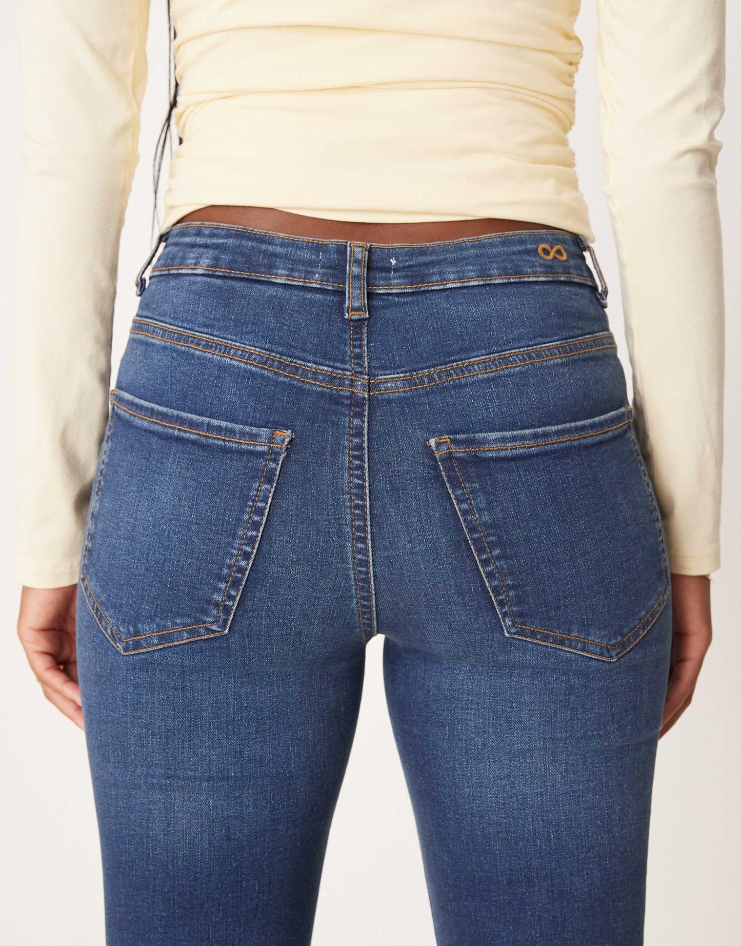 Skinny Jeans in Mid Blue Denim – Slim Fit Stretchable Jeans for Men in Pakistan | DENIMS