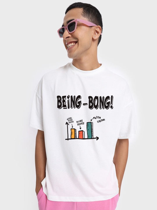 Unisex Typography Printed Cotton Loose T-Shirt – Trendy Oversized Streetwear in Pakistan | DENIMS