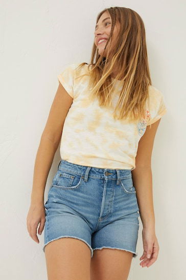 Courtney Cut Off Denim Shorts For Women - DENIMS