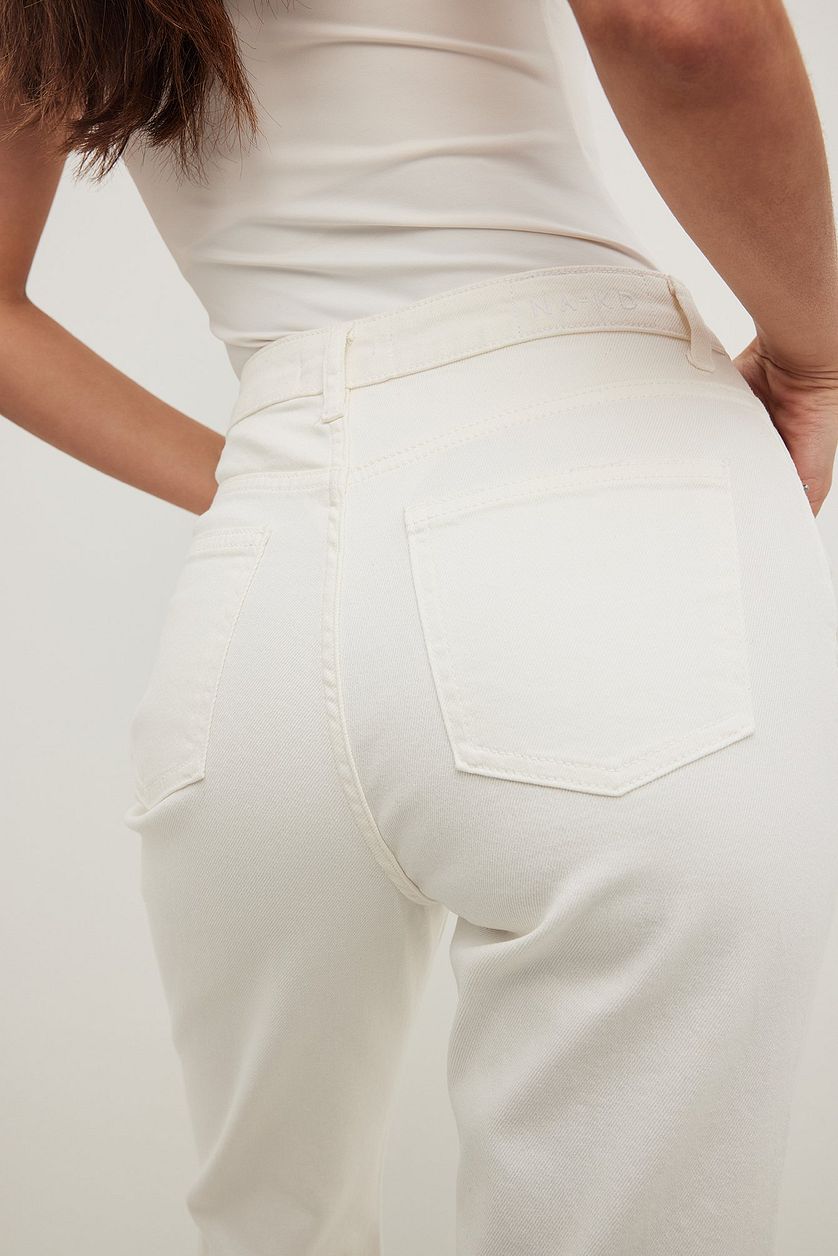 Flared High Waist Jeans - DENIMS