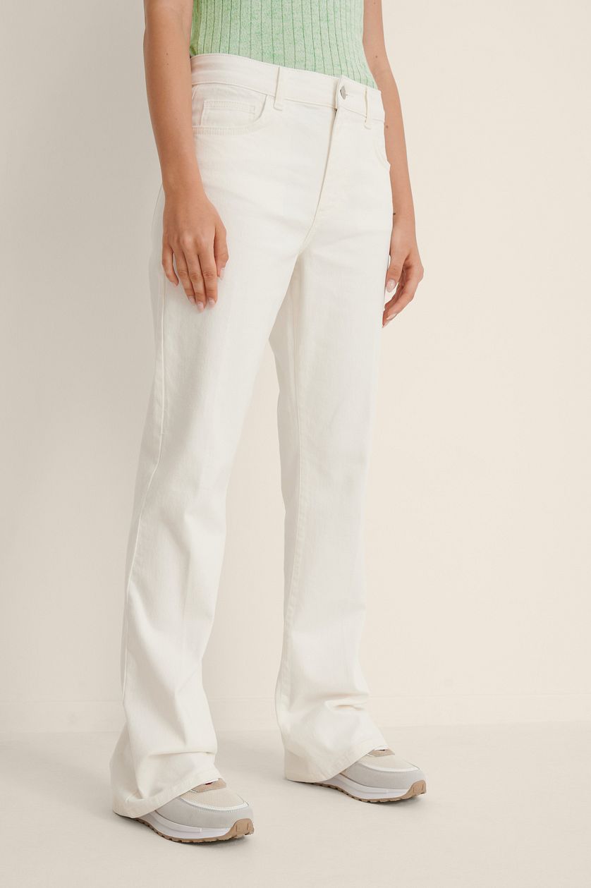 Flared Stretch Denim - DENIMS