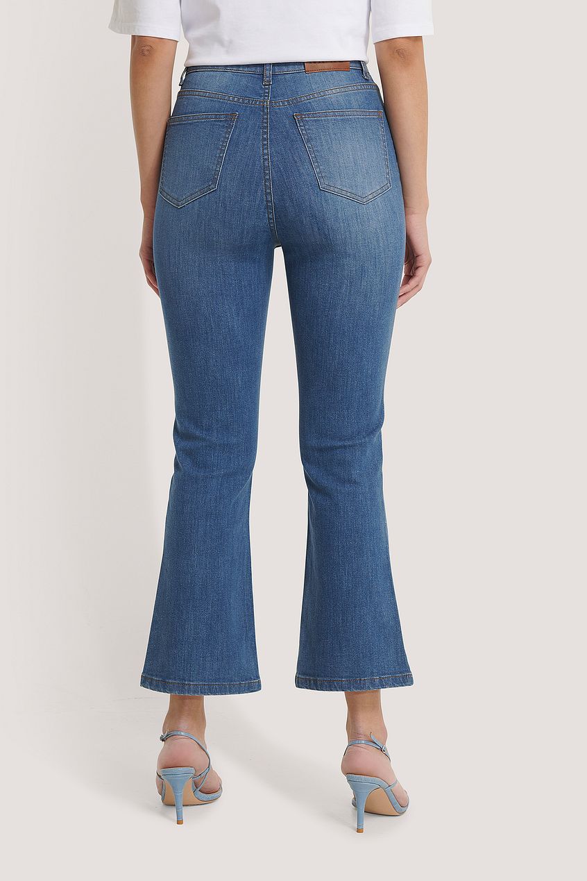 Kick Flare Skinny Jeans For Womens - DENIMS
