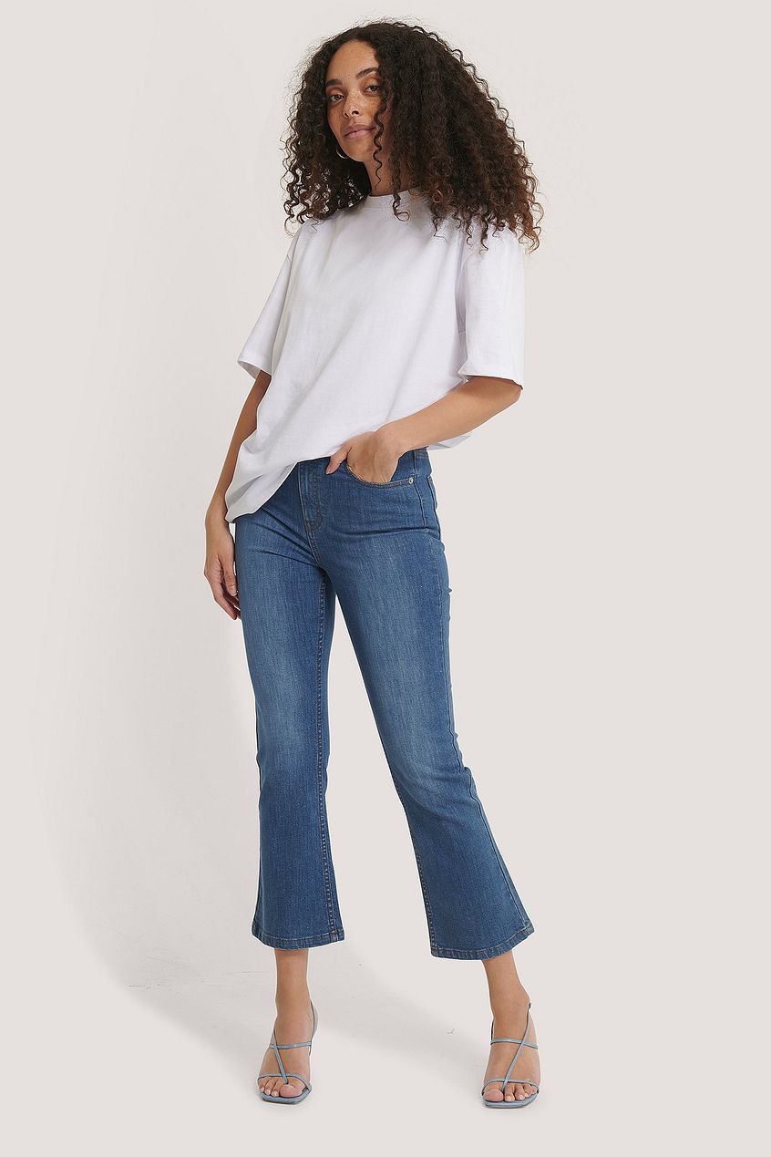 Kick Flare Skinny Jeans For Womens - DENIMS