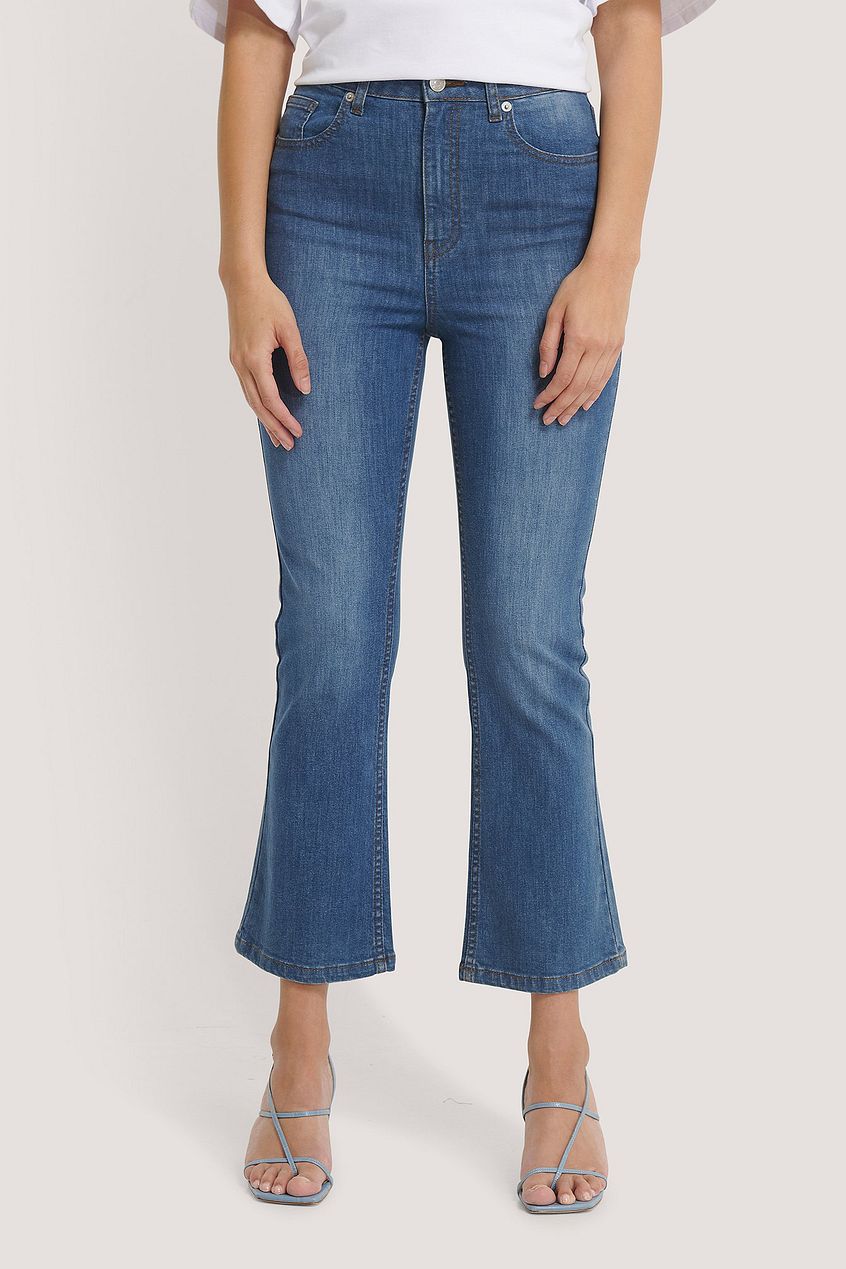 Kick Flare Skinny Jeans For Womens - DENIMS