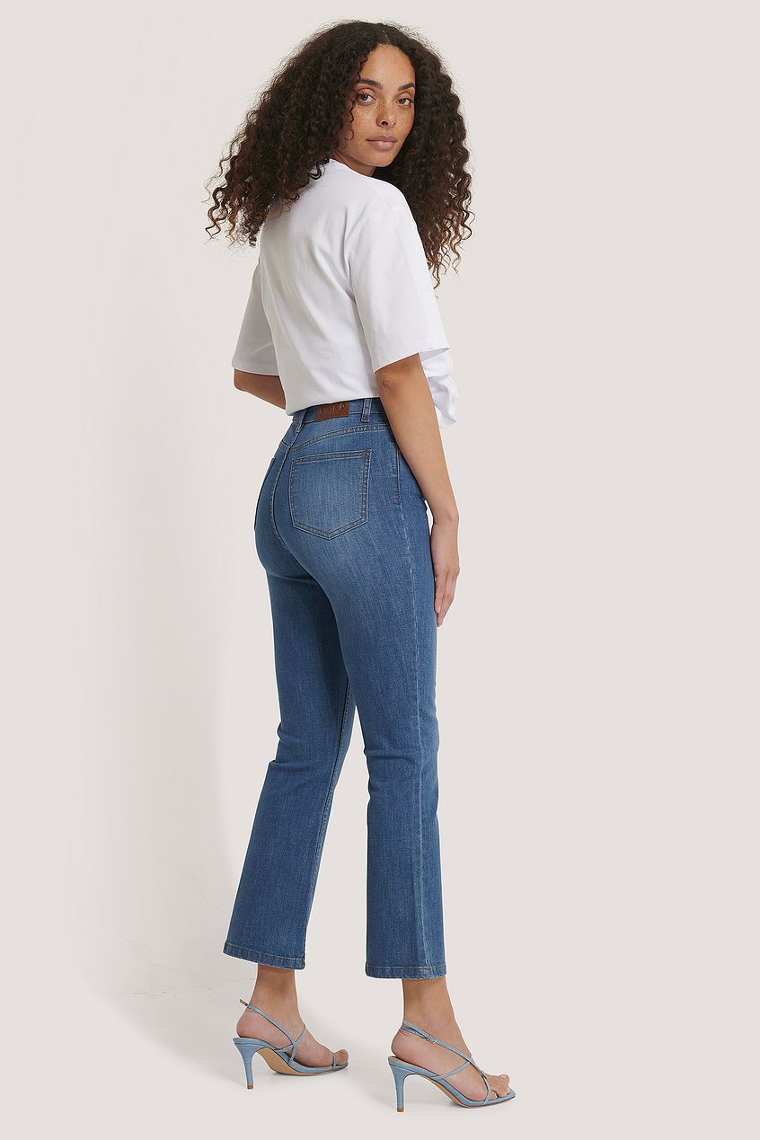 Kick Flare Skinny Jeans For Womens - DENIMS