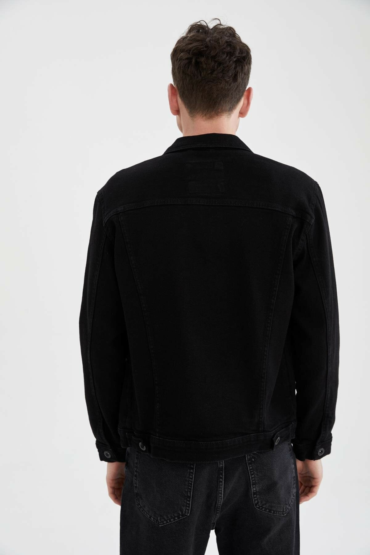 Mens Denim Jacket Stretchable Fine Lycra - DENIMS