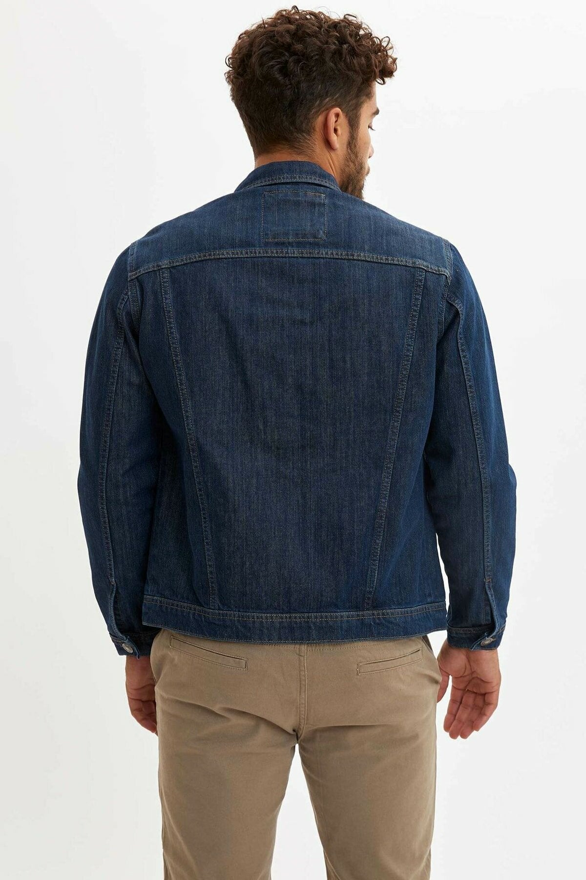 Mens Denim Jacket Stretchable Fine Lycra - DENIMS