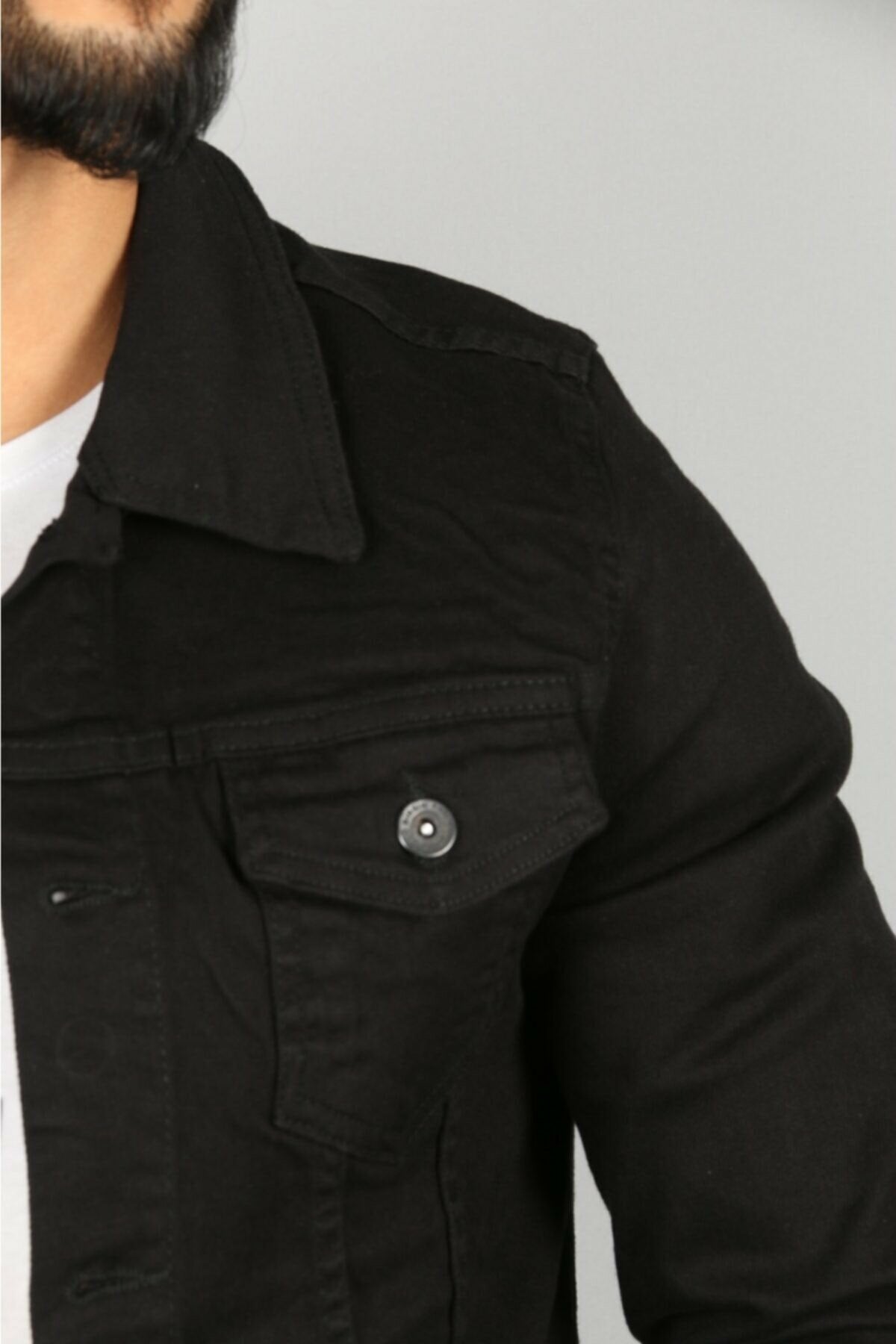 Mens Denim Jacket Stretchable Fine Lycra - DENIMS