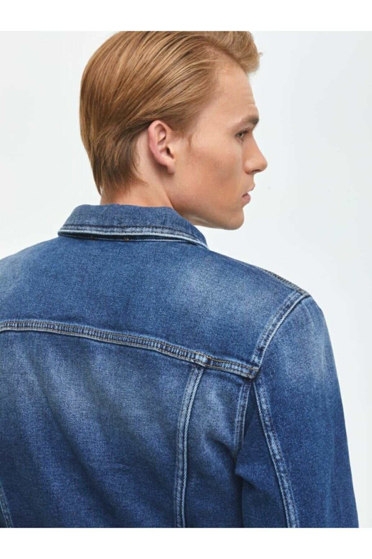Mens Denim Jacket Stretchable Fine Lycra - DENIMS