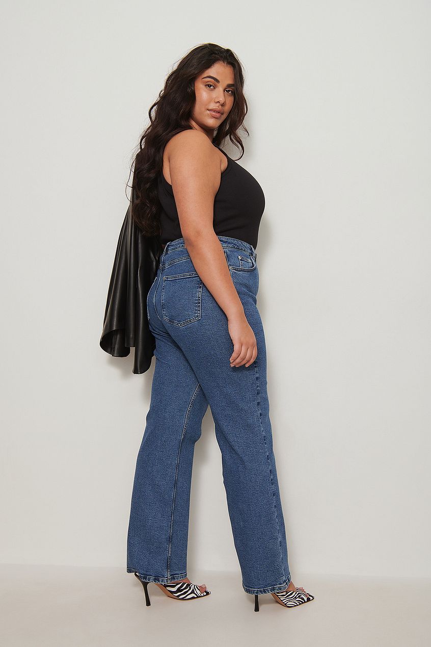 Recycled Relaxed Full Length Jeans - DENIMS