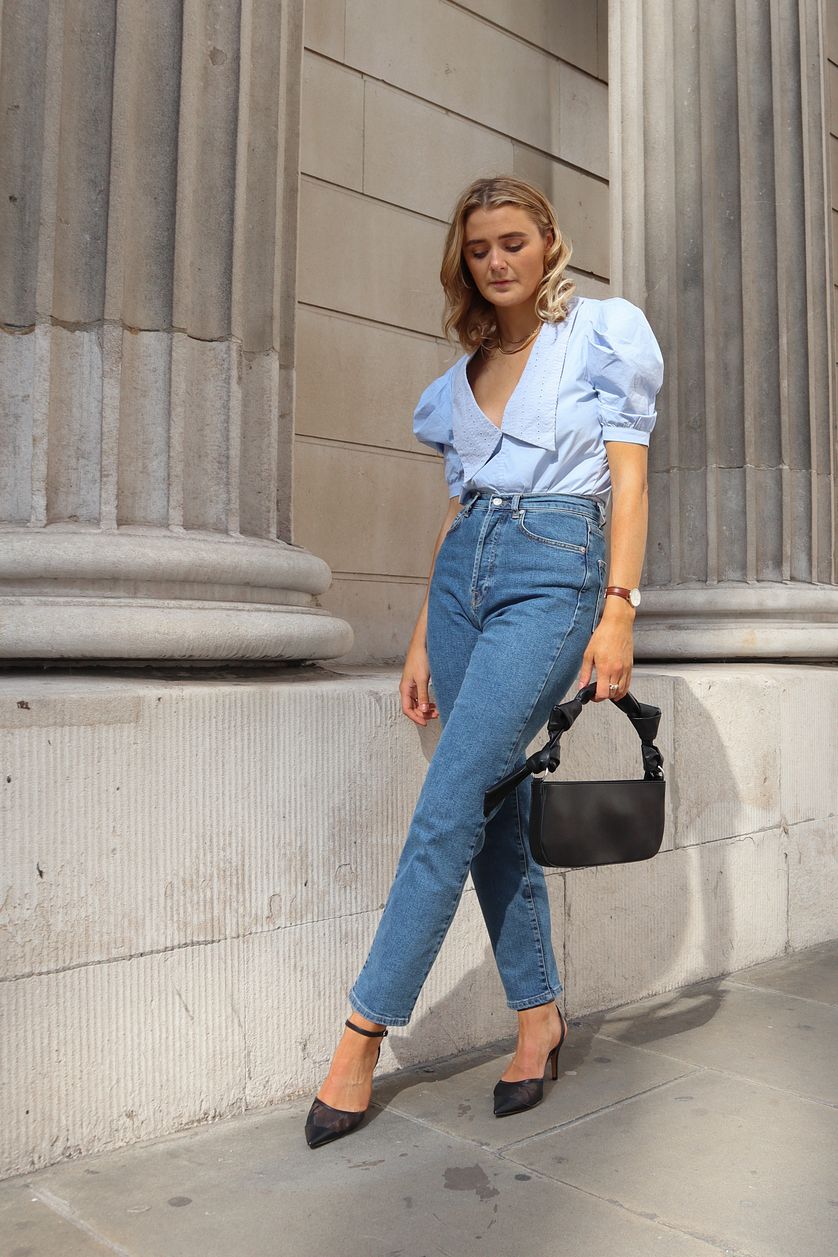 Straight High Waist Jeans - DENIMS