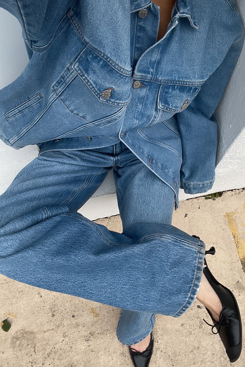 Straight High Waist Jeans For Womens - DENIMS
