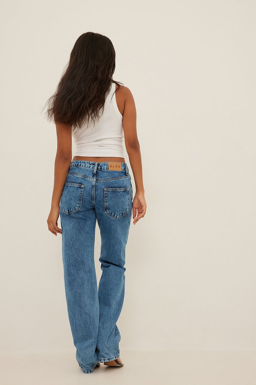 Waist Ring Detail Denim - DENIMS