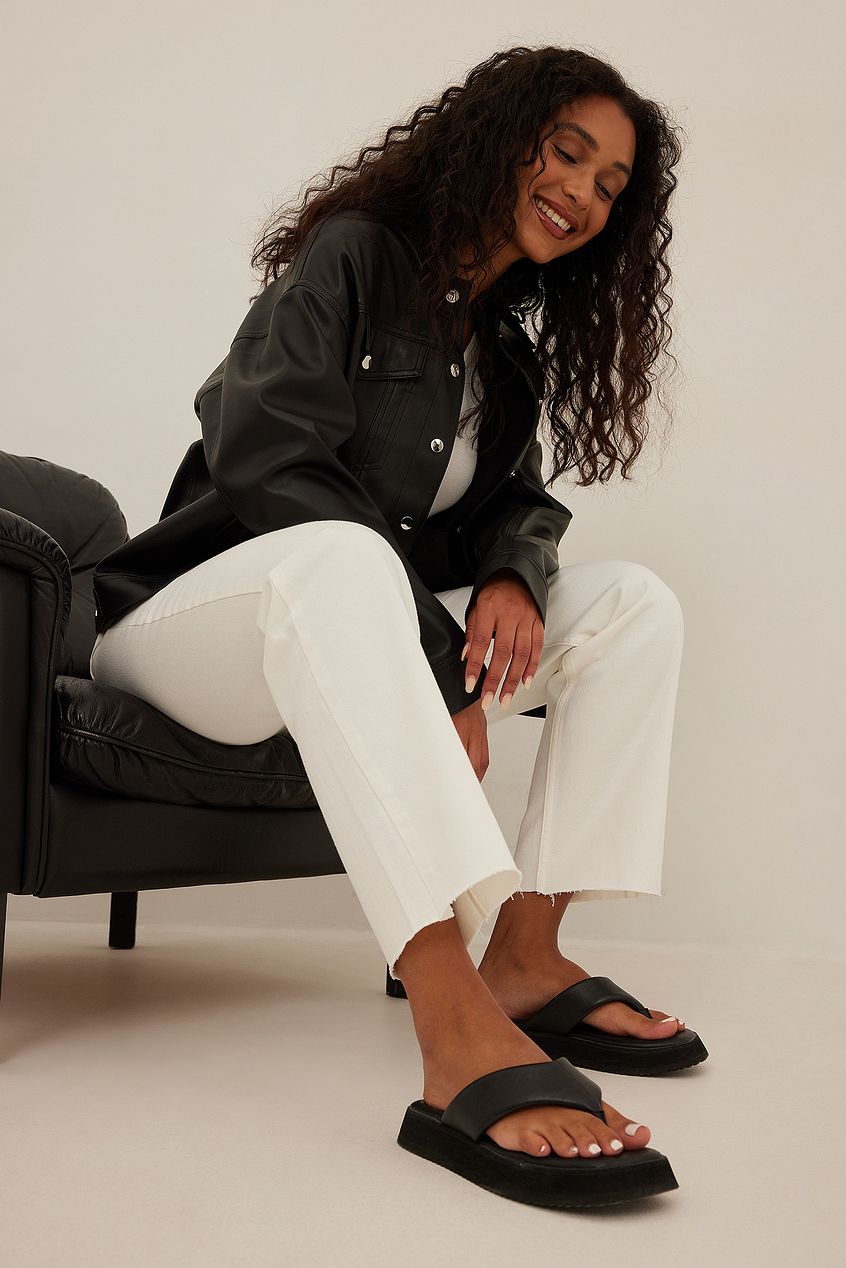 Wide Leg Cropped Denim - DENIMS