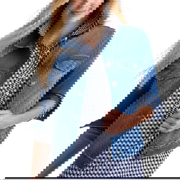 Women Light Blue Solid Jacket - DENIMS