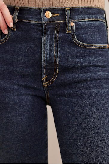 Boden Blue Mid Rise Cigarette Jeans - DENIMS - Jeggings & Leggings -