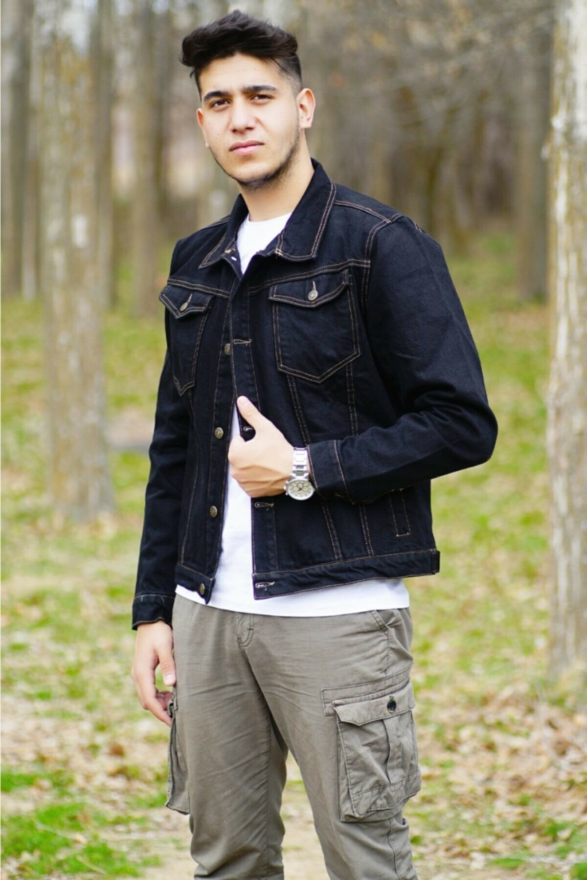 Couple Denim Jacket Black - DENIMS - Denim Jackets -