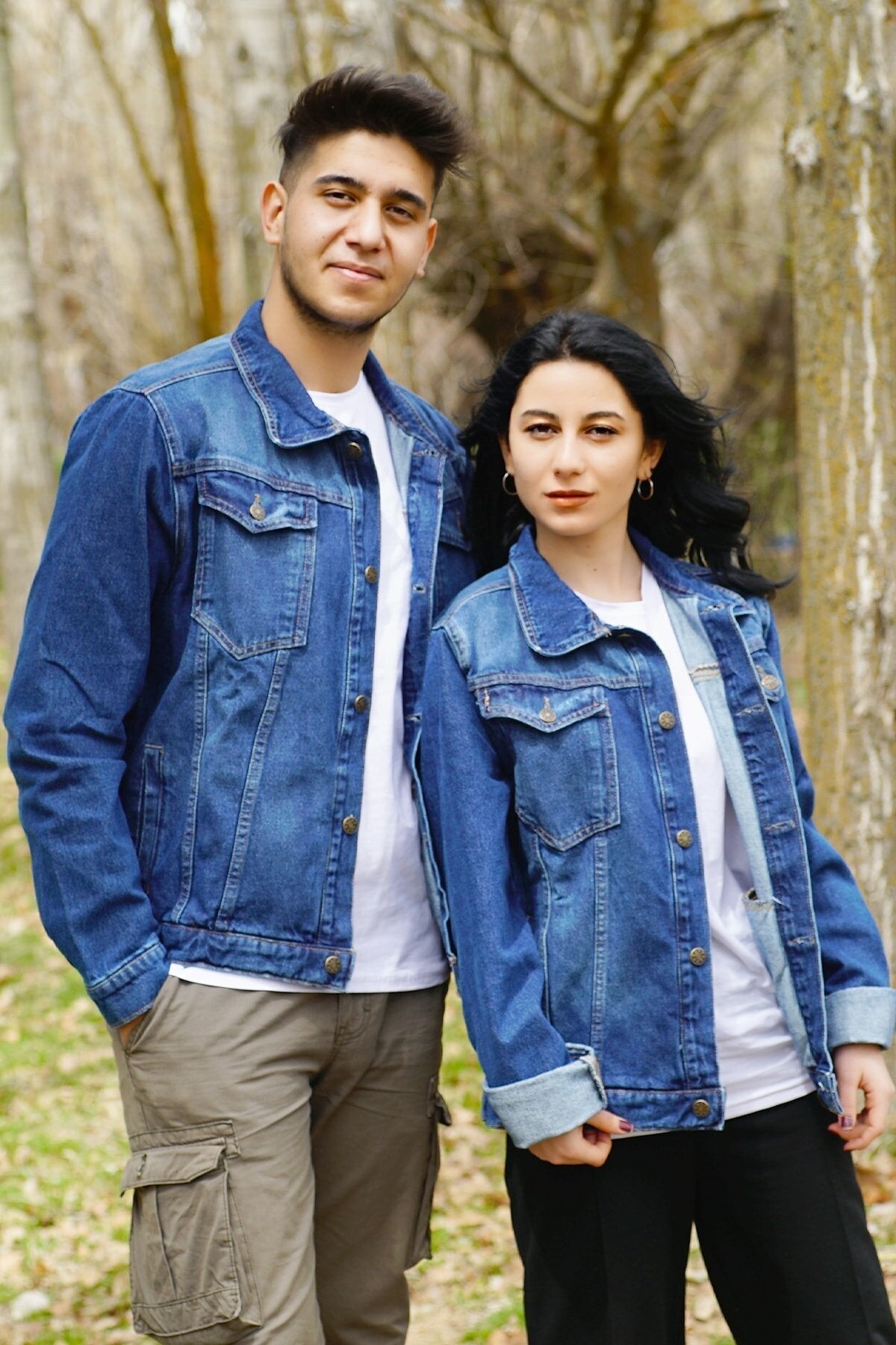Couple Denim Jacket Blue - DENIMS - Denim Jackets -