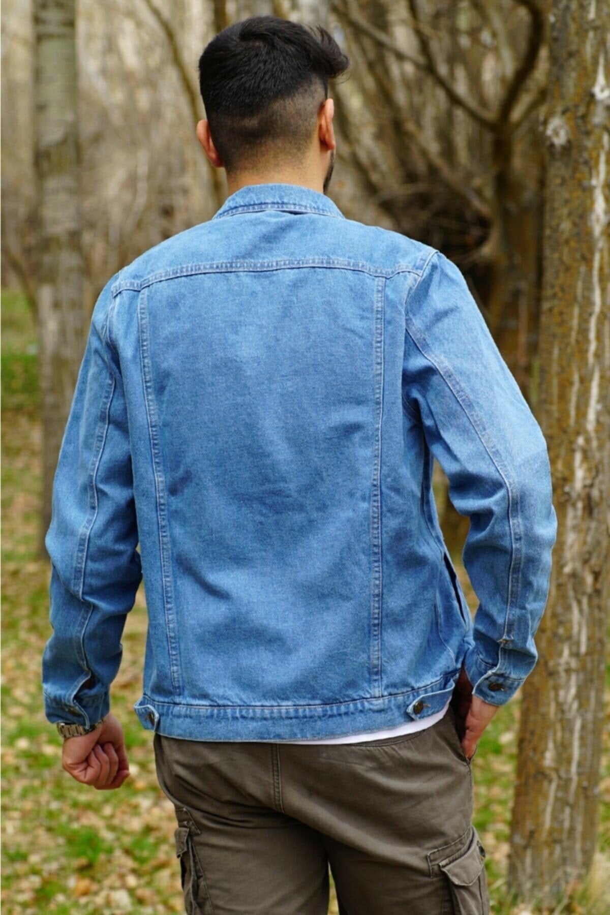 Couple Denim Jacket Light Blue - DENIMS - Denim Jackets -