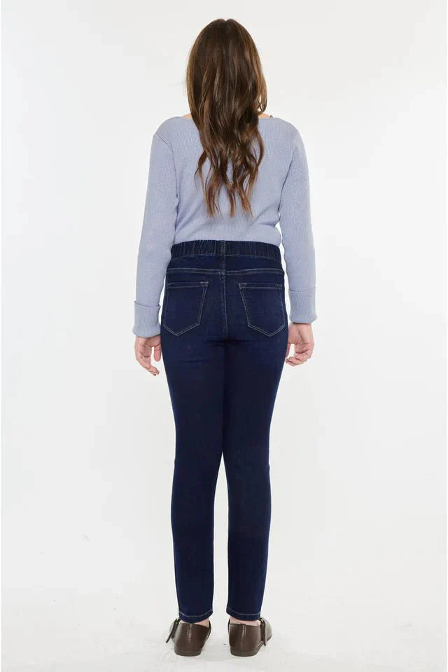 Crystal High Rise Ankle Skinny Kid Jeans - DENIMS - Girls Jeans -