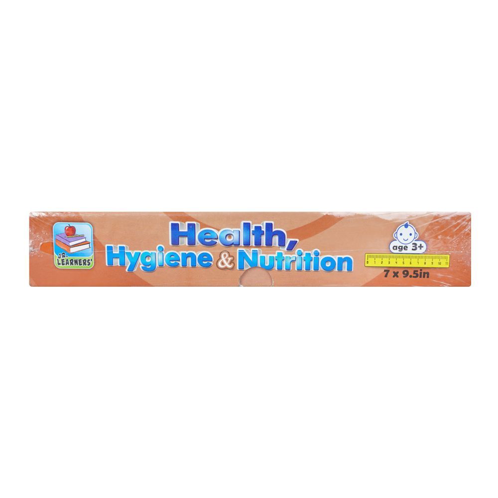 Flash Cards With Pictures Health/Hygiene & Nutrition, Large 7 X 9.5 Inches, For 3+ Years - DENIMS - Board Games -