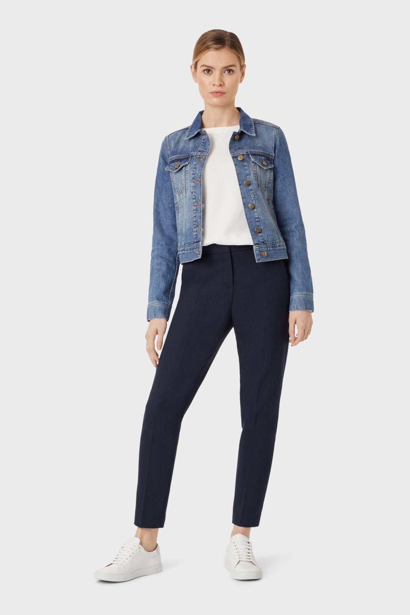 Hobbs Blue Mariam Jacket - DENIMS - Denim Jackets -