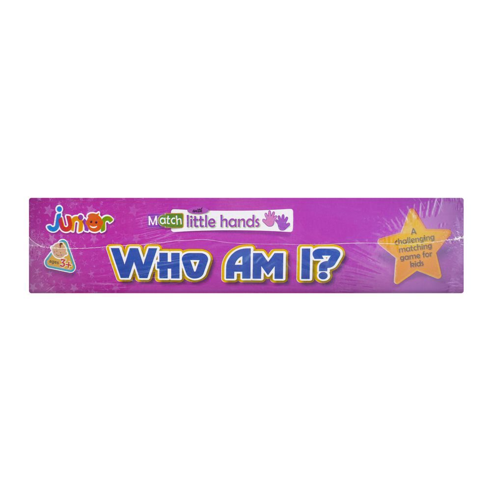 Junior Match With Little Hands, For 3+ Years, Who Am I - DENIMS - Educational Toys -