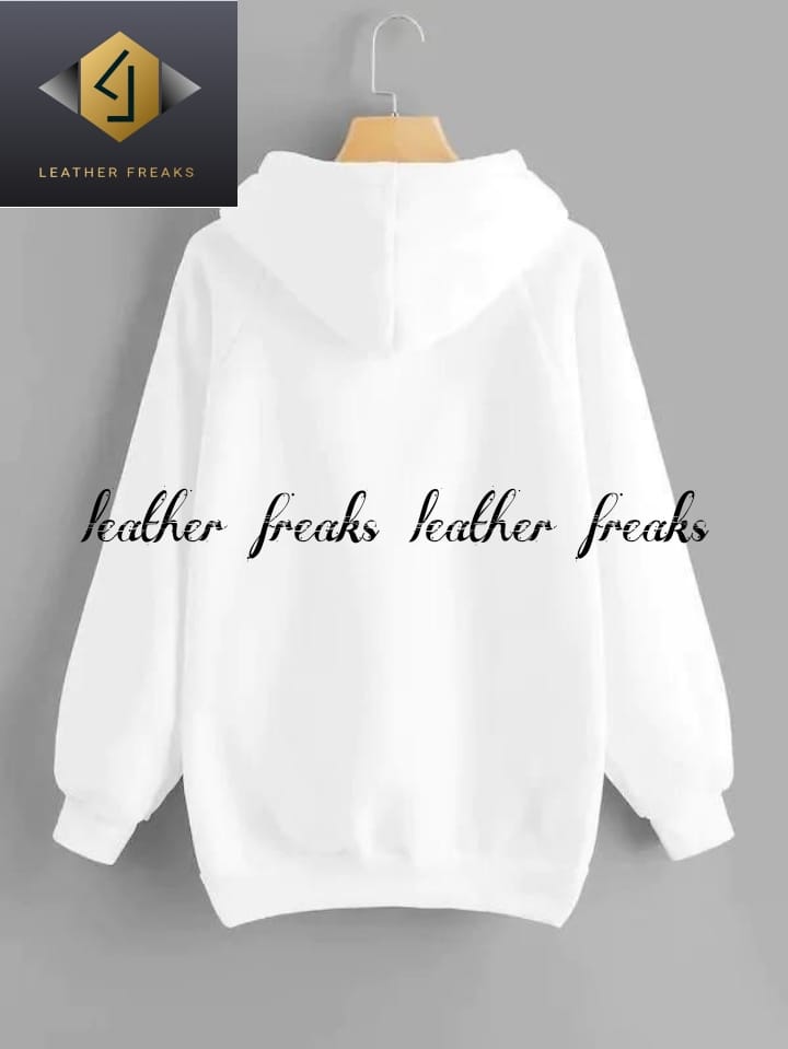 Make Up Printed Fleece Full Sleeves Pull Over Hoodie For Women - DENIMS - Hoodies & Sweatshirts -