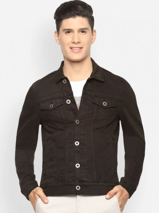 Mens Denim Jacket Black - DENIMS - Denim Jacket -