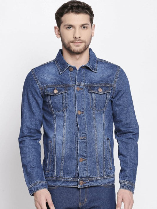 Mens Denim Jacket Blue - DENIMS - Denim Jacket -