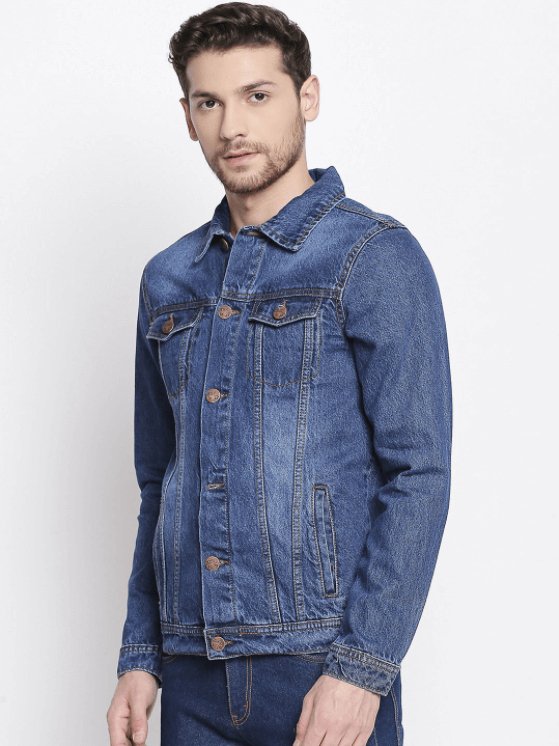 Mens Denim Jacket Blue - DENIMS - Denim Jacket -