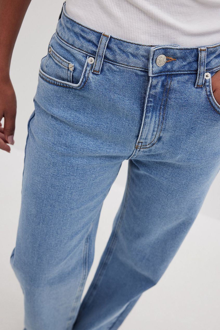 Mid Waist Denim For Womens - DENIMS - Jeans -