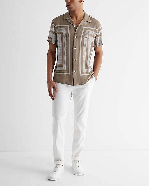 Straight Fit Hyper Stretch Cotton Chino Jeans